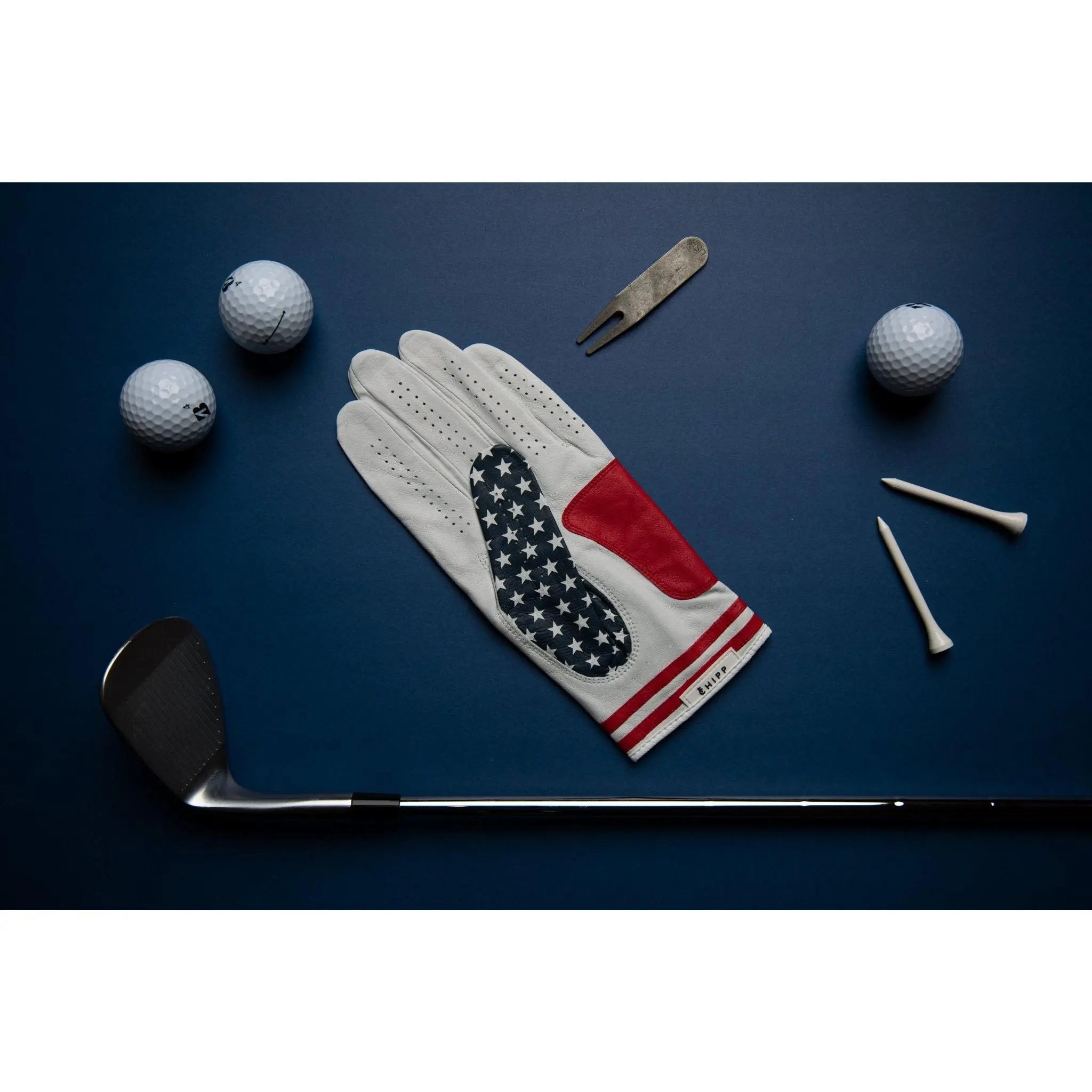 "Stars & Stripes" Golf Glove | Premium Cabretta Leather | Men'S & Women'S Golf Accessory | Breathable, Durable, Comfortable