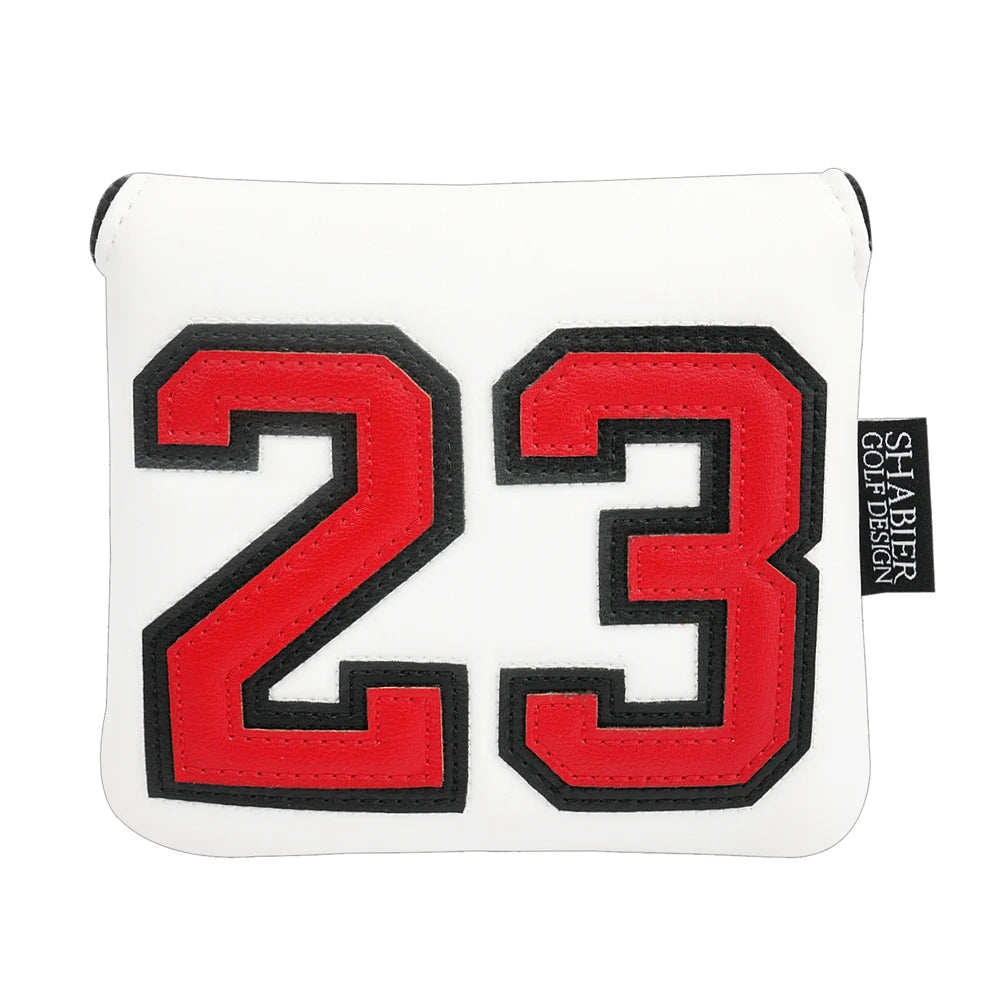 PU Leather Number 23 Golf Club Headcover Set Golf 460CC Driver and FW Fariway Wood Hybird Cover