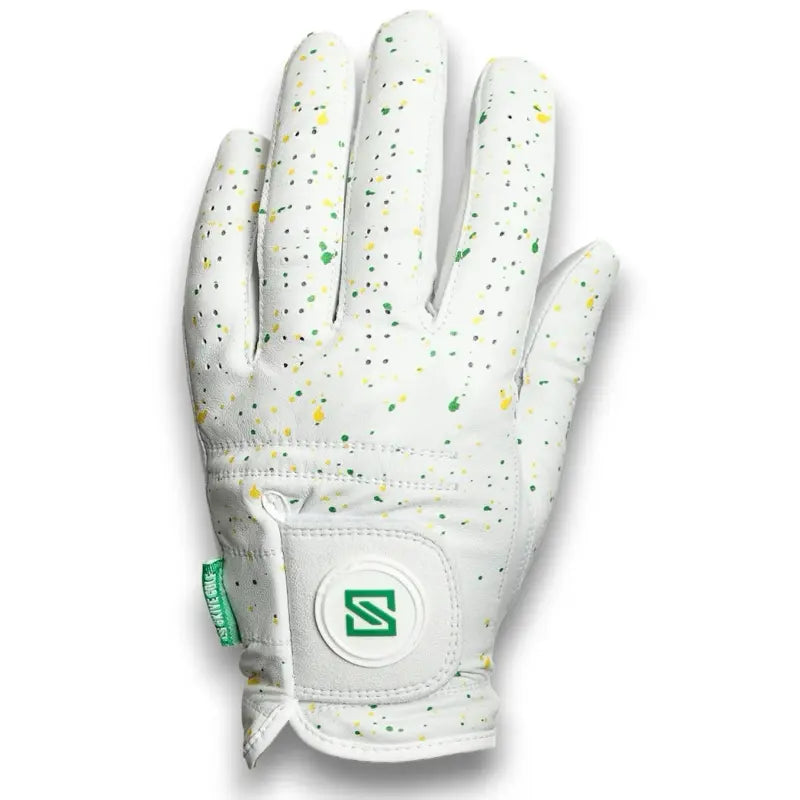 SKIVE Golf Premium Golf Gloves - 100% AAA Cabretta Leather | Cool Designs | Serious Grip, Feel, Performance | Golf Gloves for Men