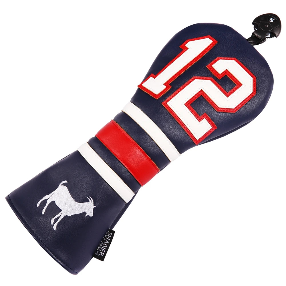 Number 12 Golf Club Headcover Golf 460CC Driver and FW Fariway Wood Cover