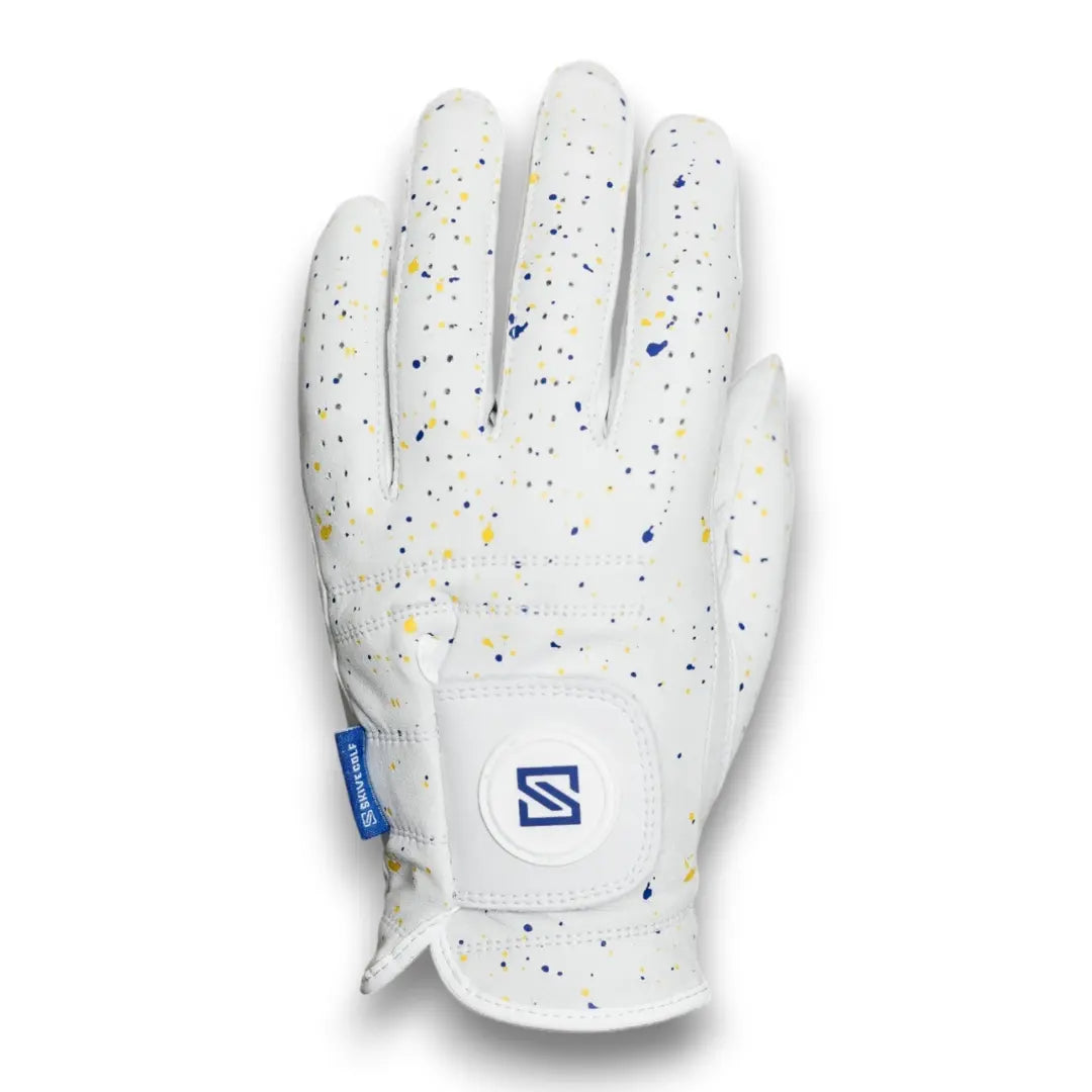 SKIVE Golf Premium Golf Gloves - 100% AAA Cabretta Leather | Cool Designs | Serious Grip, Feel, Performance | Golf Gloves for Men