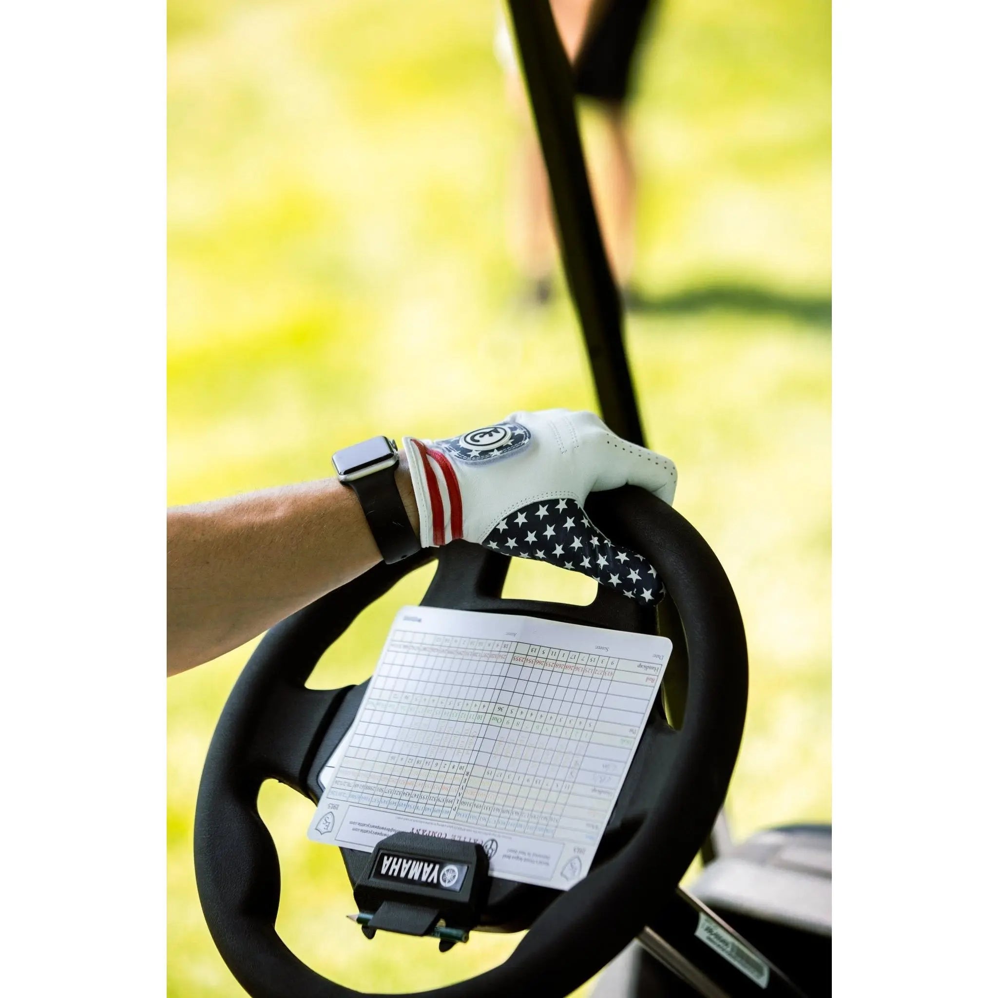 "Stars & Stripes" Golf Glove | Premium Cabretta Leather | Men'S & Women'S Golf Accessory | Breathable, Durable, Comfortable