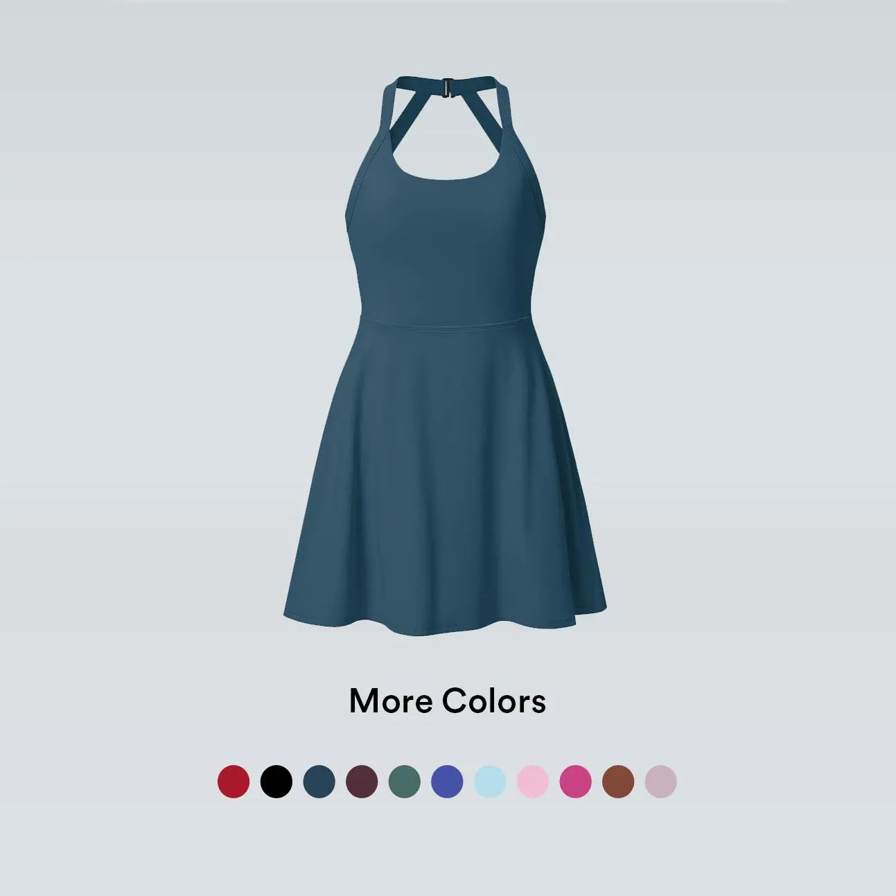 Halara Softlyzero Airy Backless Twisted Cool Touch Dance Active Dress-Easy Peezy Edition #Swimweek