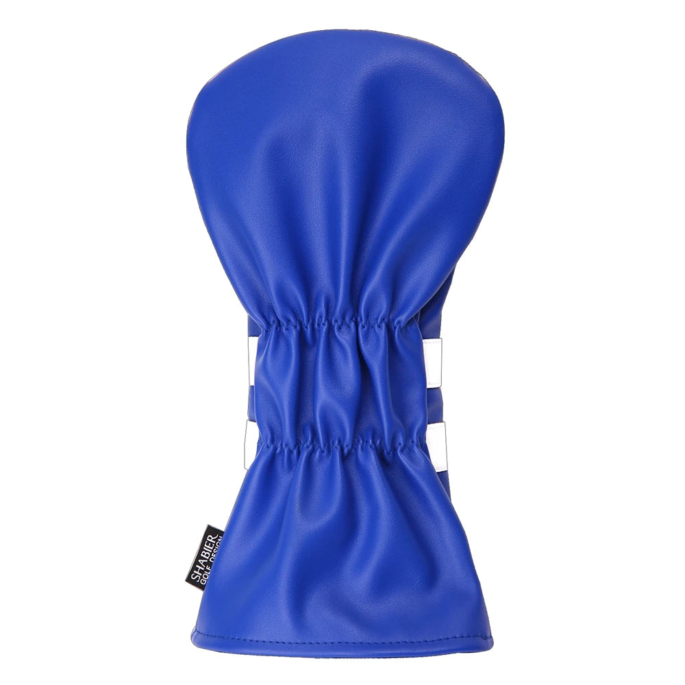 Soft PU Leather #18 Blue Orange Goat Golf Club Headcover 460CC Driver Cover