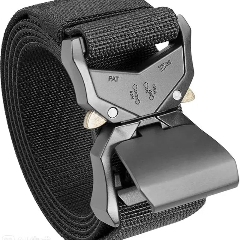 Ratchet Belt Golf Belts for Men Nylon Web Belts with Auto Buckle Design Adjustable for Golf Work Casual Daily Outdoor Business