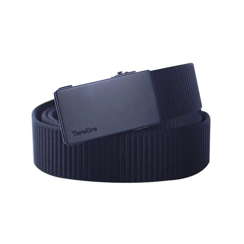 Ratchet Belt Golf Belts for Men Nylon Web Belts with Auto Buckle Design Adjustable for Golf Work Casual Daily Outdoor Business