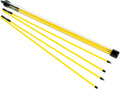 Callaway Alignment Stix, Golf Swing Trainer, Yellow, 48 Inches (Collapsible), Set of 2