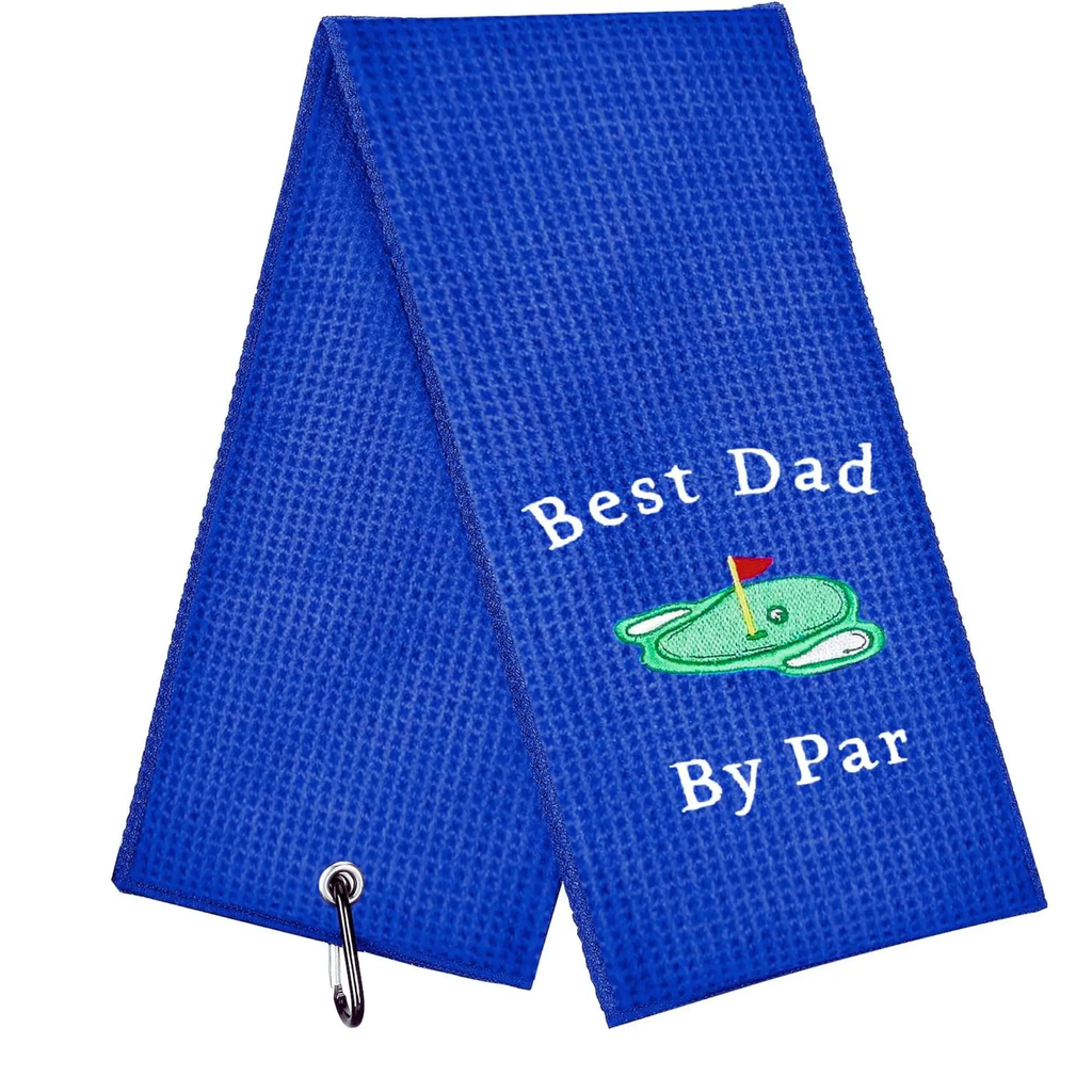 Cartoon & Letter Print Golf Towel, Portable Soft Golf Towel, Golf Accessories for Men & Women, Golf Gift