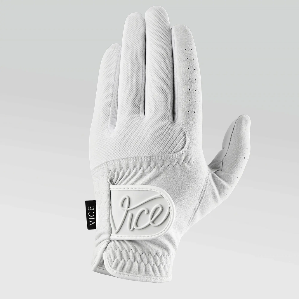 Vice Duro White Golf Glove