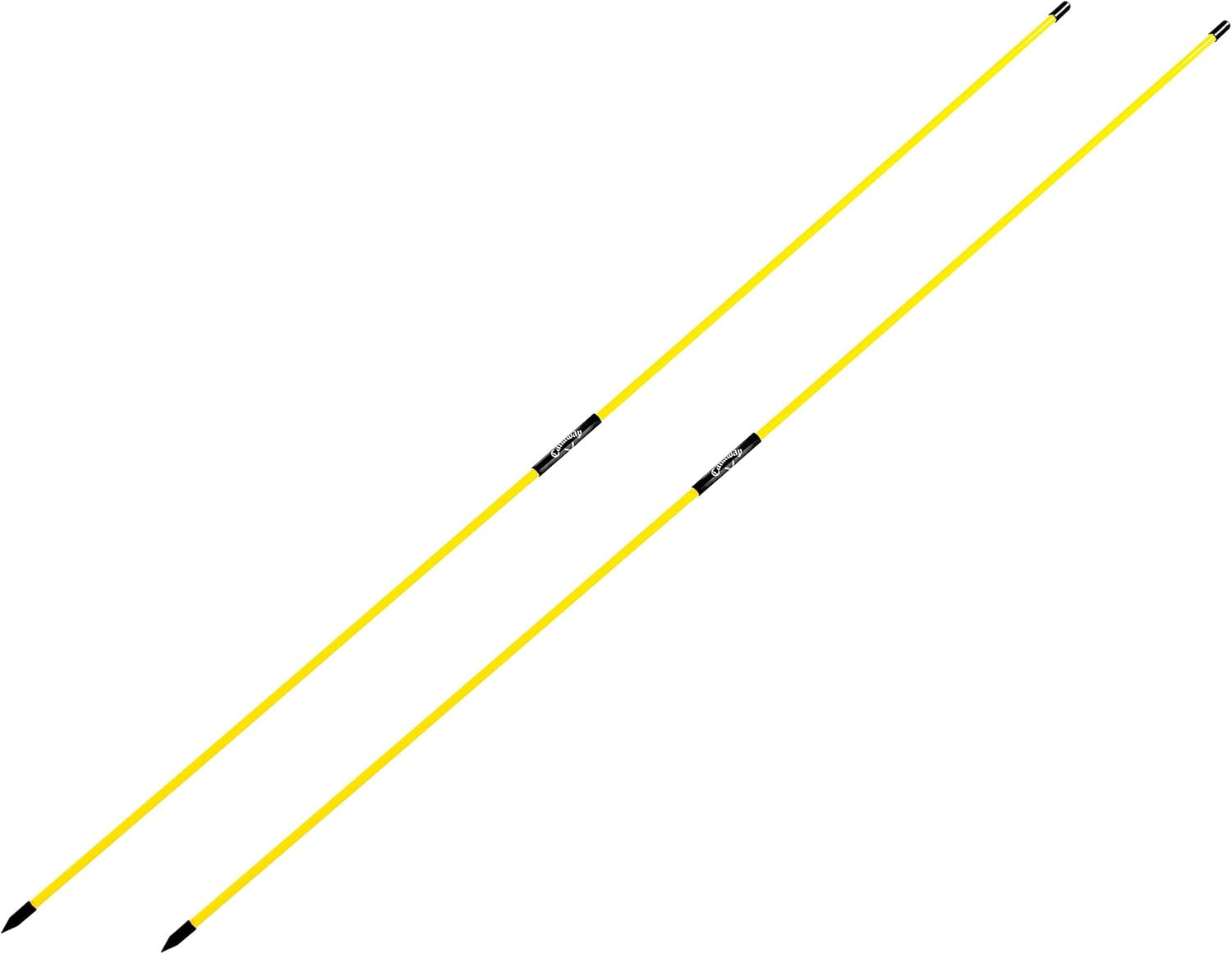Callaway Alignment Stix, Golf Swing Trainer, Yellow, 48 Inches (Collapsible), Set of 2