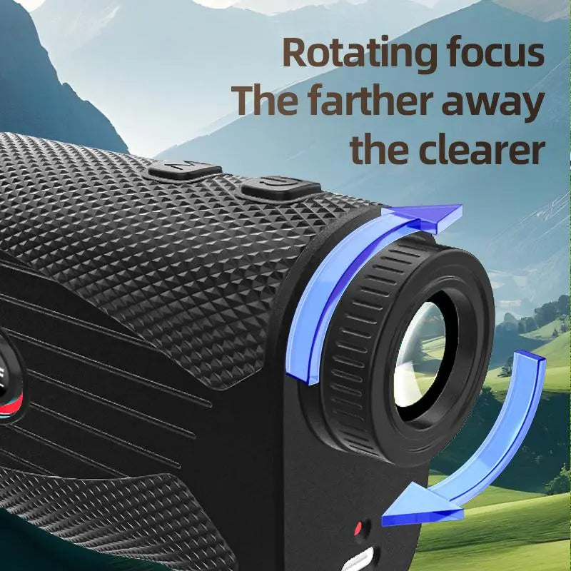 Golf Rangefinder, 1 Count 1200 Yard Golf Laser Rangefinder, 7X Magnification Golf Distance Rangefinder with Magnetic Holder, Perfect for Golf Enthusiast, Golf Accessories