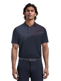 Men'S & Big Men'S Assymetric Heather Printed Golf Polo, Sizes S-5XL