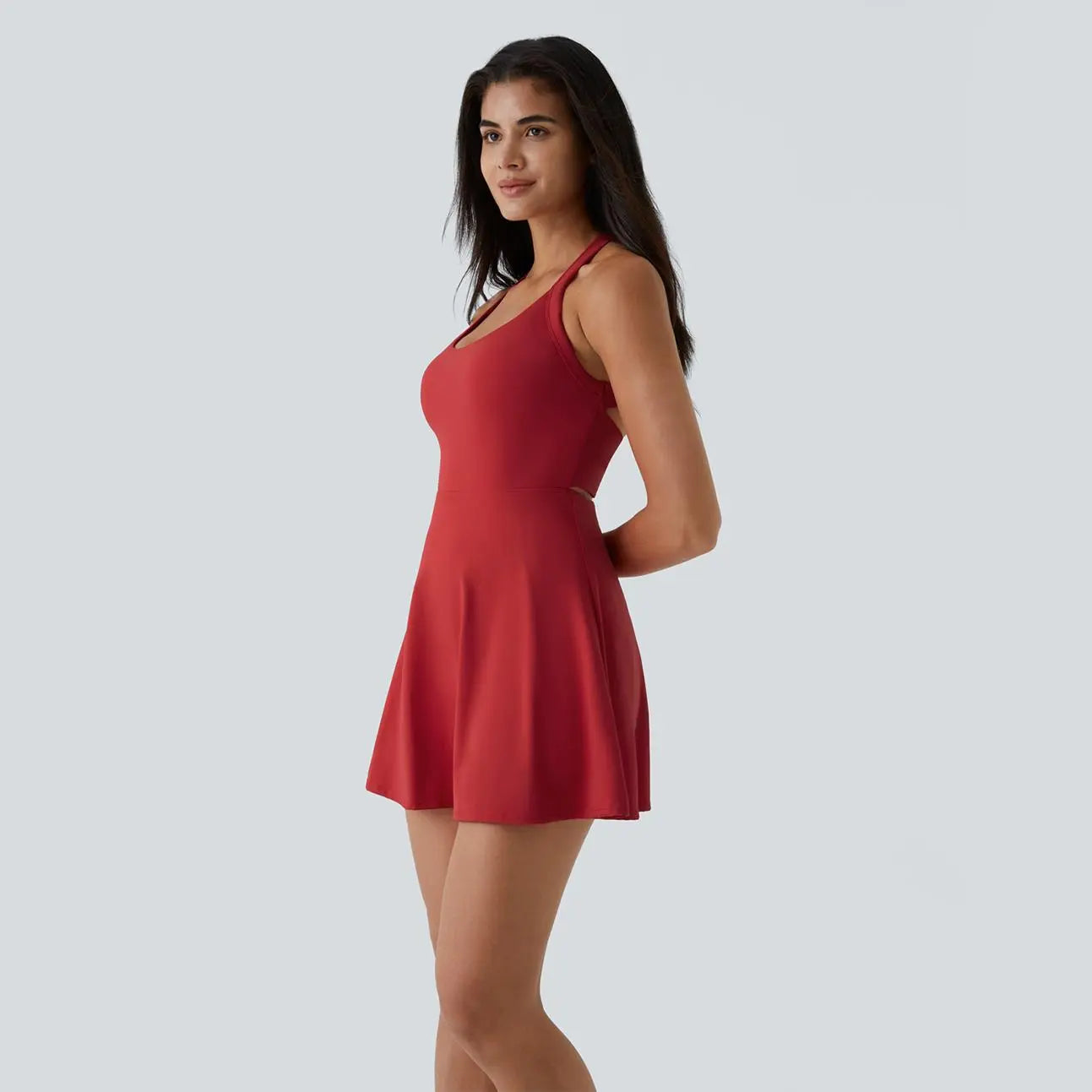 Halara Softlyzero Airy Backless Twisted Cool Touch Dance Active Dress-Easy Peezy Edition #Swimweek