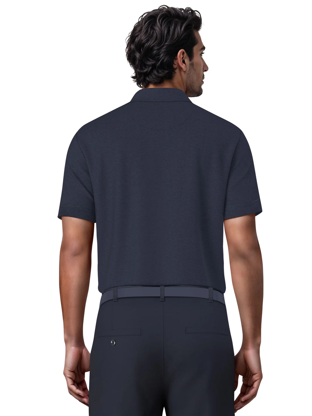 Men'S & Big Men'S Assymetric Heather Printed Golf Polo, Sizes S-5XL