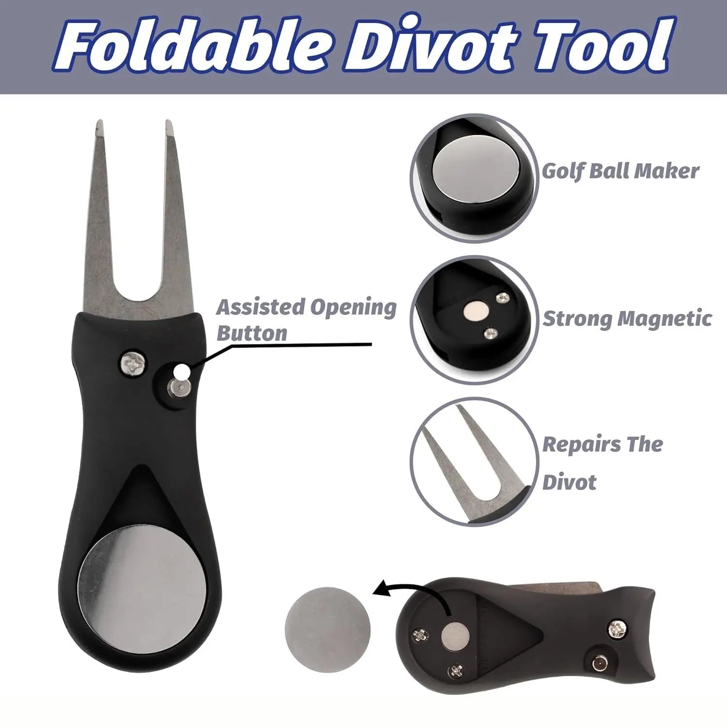 Golf Club Cleaning Kit with Golf Club Cleaner with Water Golf Towel Divot Repair Tool Groove Sharpener Golf Ball Alignment Kit Golf Accessories Golf Care for Women Men, Golf Gift Sets, Christmas Gift for Golf Lovers