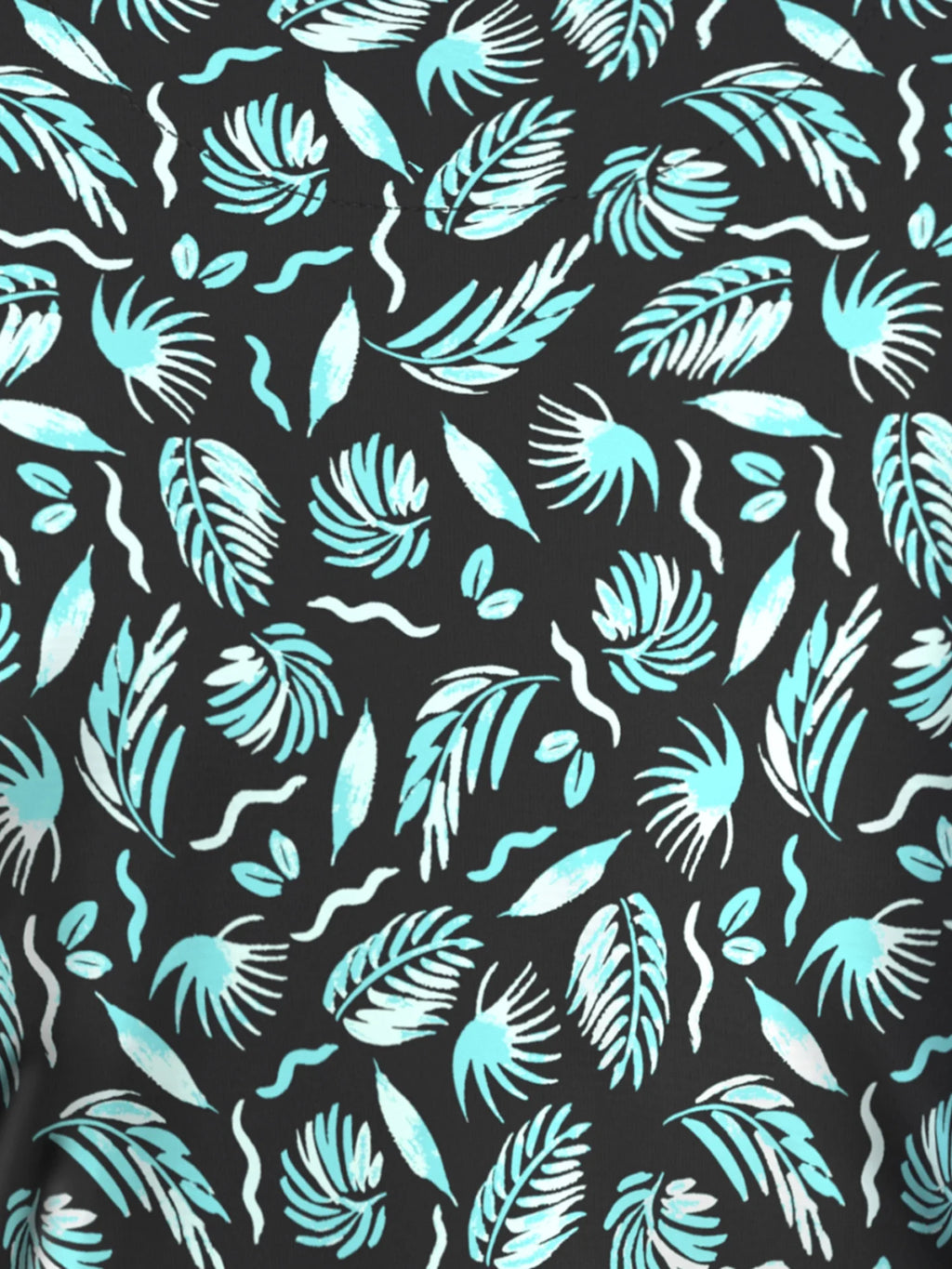 Men'S and Big Men’S Painted Foliage Print Short Sleeve Golf Polo Shirt, up to Size 5XL