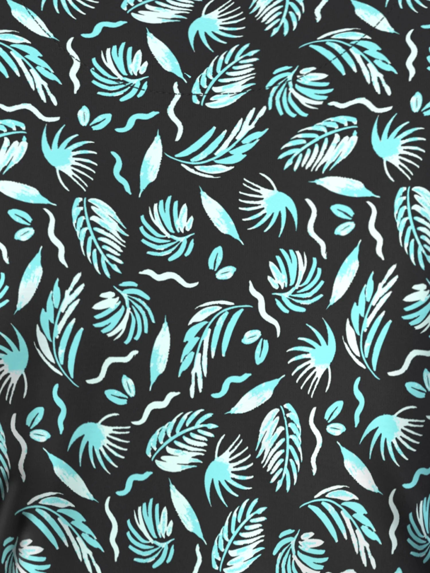 Men'S and Big Men’S Painted Foliage Print Short Sleeve Golf Polo Shirt, up to Size 5XL